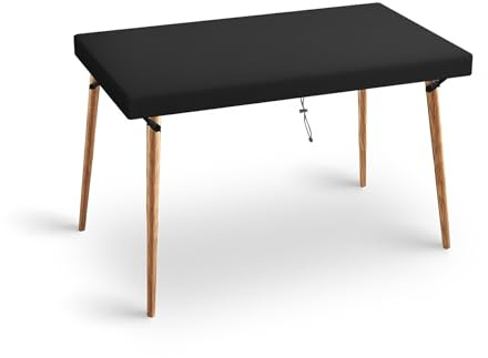 Delixike Schutzhülle für Tischplatte Gartentischabdeckungen,Anti-UV Abdeckung Gartentisch Wasserdicht Gartentisch Abdeckung Rechteckig Gartentischhülle 220 x 100 x 15 cm
