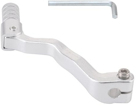 GOOFIT Plata Aleación De Aluminio Palancas De Cambio Cambiador De Pies Plegable Sustitución para Zongshen CG CB NC Engine 125 150 200 250 450 ATV Quad Dirt