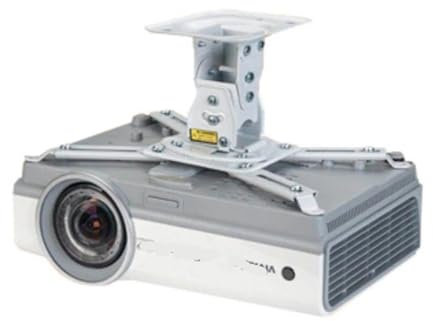 Projector Mount Retractable Adjustable Tilt Ceiling Bracket