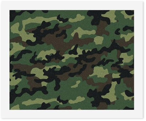 Digitales Gemälde mit grünem Militärmuster, personalisiertes Malen nach Zahlen aus Fotos, digitales Ölgemälde-Set mit Pinseln, Malen nach Zahlen für Anfänger, Wanddekoration für Zuhause