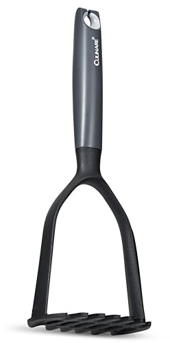 Culinare Potato Masher, Plastic, Does Not Scratch Non-Stick Cookware, Heat Resistant, Make Easy and Smooth Mash, Vegetable Ricer, Dishwasher Safe