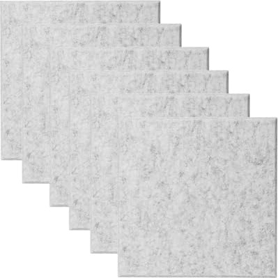 INMOZATA 12 Pack Square Sound Proofing Panels Self-adhesive, Acoustic Panels, 30 X 30 X 0.9 CM High Density Insulation Soundproofing Panels for Walls, Door, Recording Studio, Home Offices, Grey