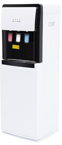 Dispensador de agua de pie de 500 W, 2 L, capacidad fría, doble función, 5 L, capacidad caliente, 10 – 15 ℃ fría, 85-95 ℃ caliente