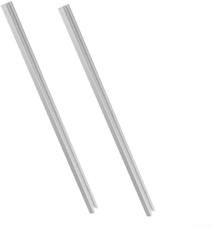 2 pezzi 400 mm in lega di alluminio T-Slot Track Mitra Jig Fixture per fresatrice, compatibile con bulloni a T da 1/4 di pollice e 5/16 pollici, fai da te Woodwor