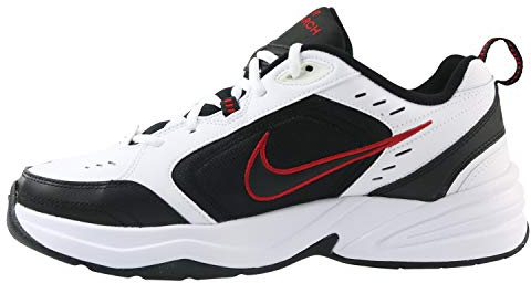 Nike Herren Air Monarch Iv Fitnessschuhe, White Black Varsity Red, 42 EU