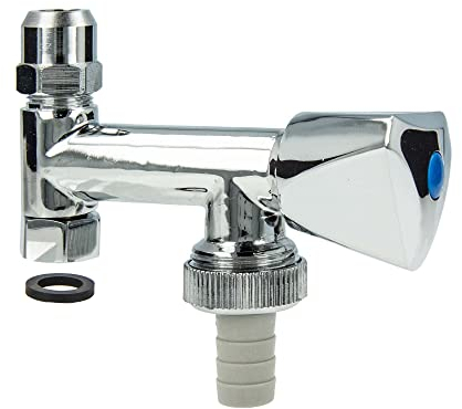 Tecuro, valvola di servizio supplementare, forma angolare, semplice da montare