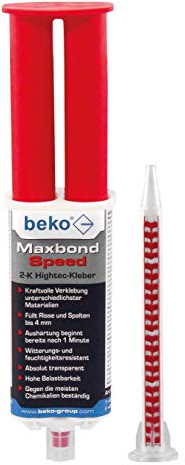 beko Maxbond Speed 2-K Hightec-Kleber 28 g inkl. 3 Zwangsmischer, im Schiebeblister 270 728
