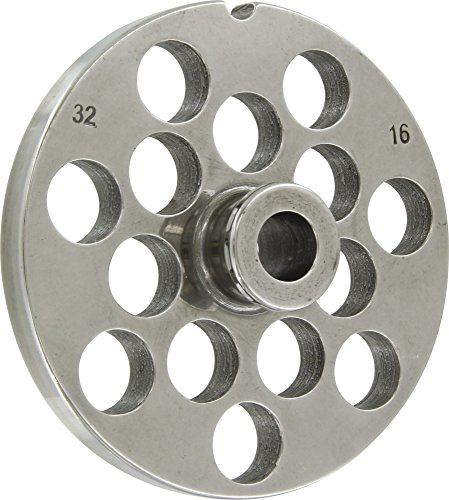 REBER PIASTRA TRAFILA PIASTRA TC. 32 D. 16 ACCIAIO TEMPERATO NON INOX per tritacarne elettrico n.32 diametro fori:16 millimetri