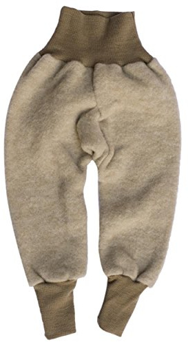 Cosilana Baby Hose mit Bund aus weichem Wollfleece, 60% Schurwolle kbT, 40% Baumwolle (KBA)…
