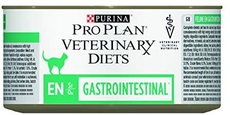 Nestlé Purina Proplan - Dietas veterinarias para gatos en gastrointinal, 195 g x 12
