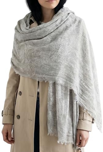 Sunsa Damen/Herren Schal, weich Winter Herrenschal/Halstuch aus Modal, Unisex Winterschal mit Fransen, Scarf Tücher & Schals als Geschenk für Männer oder Frauen