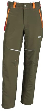 KOX Schnittschutzhose Vento 3.0 Grün/Orange Größe 64 | Typ A