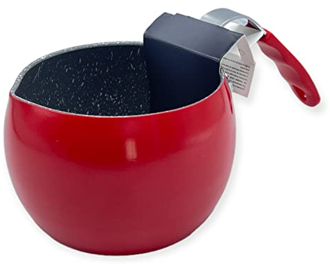 Milchkocher, Antihaftbeschichtung, Minicookware, Rot, 10 cm Aeternum