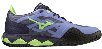 Mizuno Wave Enforce Tour Padel, Scarpe Uomo, Iolite/Techno Green/Evening Blue, 40.5 EU, Iolite Techno Green Evening Blue, 40.5 EU