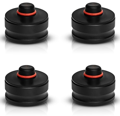 TLECTRIC Jack Pads 4er Set passend für ALLE Tesla Model 3 und Model Y (ohne BYD-Akku) Giga Berlin/Grünheide & Shanghai Wagenheber Adapter mit Metallkern