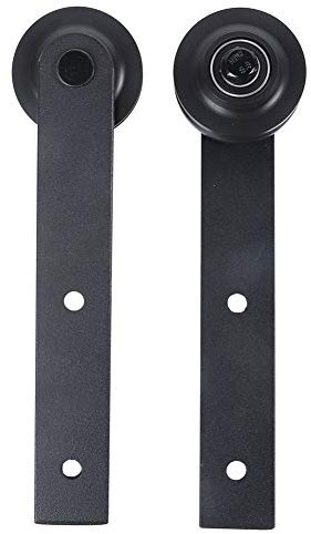 Robuste Doppelte Schwere Schiebetür-Riemenscheibe, Robuste Schiebetür-Schienenrolle, Rollenrolle für Scheunentor, US-Farm-Hardware-Zubehör, Einfache Installation