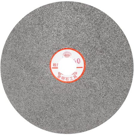 sourcing map Diamond Sanding Grinding Disc, 8-Inch (200mm) Grit 60 1 Arbor Hole, Flat Lap Disk Polishing Discs Abrasive Wheel for Gemstone Tile Porcelain Glass Stone Metal