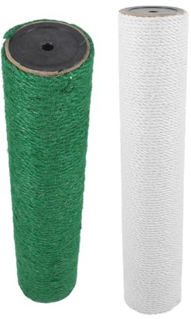 Toddmomy 2piezas Recambio para Rascador De Gato De Cuerda De Yute Accesorios De Rascador para Gatos Compatible Árboles De Rascado Alta Resistencia y Durabilidad