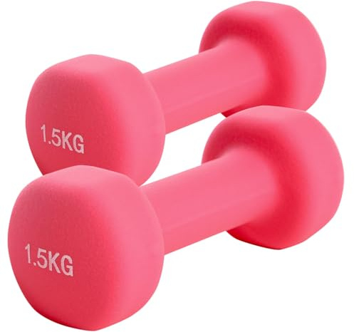 Train Hard® Hanteln Neopren 2er Set Kurzhanteln Frauen Hantelset Kleine Hantel Kurzhantelset