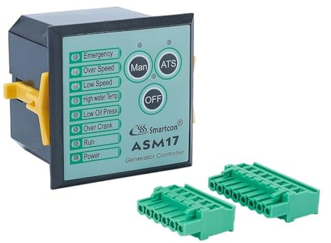 BUTPDYPEP Echtes Bedienfeld Einheit ASM17 Power Generator Controller GTR17 aggregat teil lichtmaschine motor auto starten platine monitor