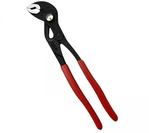 YASTA Pinza Pappagallo 400 mm 16 Chiave Per Idraulico con Pulsante Regolabile Impugnatura Ergonomica Per Tubi E Dadi (CR-V) Modello Gigante Per lavori Pesanti