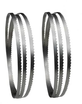 SONGMIky 2pcs Bandsaw Blade 1425 X 6.35 X 0.35mm For 8 Draper BS250 Nutool FOX Silverline Delta Wood Cutting Band Saw TPI 6/10/14(TPI 10)
