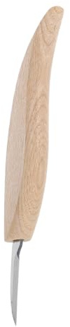 DOITOOL Holzschnitzmesser mit Edelstahlklinge Kleiner Holzgriff Sichere Bildhauerwerkzeuge für Anfänger Gravieren und Schnitzen im Holzhandwerk