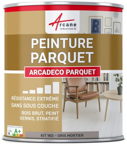 ARCANE INDUSTRIES Pintura para parquet : ARCADECO - 1666 - Gris Mortero - RAL 060 60 05
