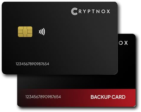 Cryptnox Krypto-Hardware-Wallet - NFC-Smartcard Kalt-Speicher, 2 Karten