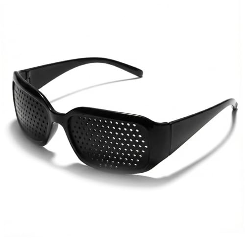 Licsaliwe Lightweight Pinhole Glasses 2-Pack for Vision – Shatterproof Lenses for Daily Use Outdoor Activities Vision Improvement