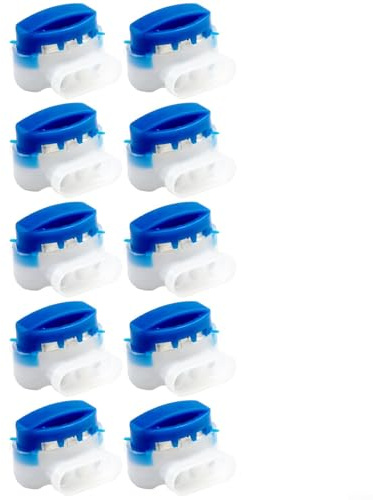 10 Stück 3-Loch-Drahtverbinder, Gelgefüllt für Rasenmähroboter, wasserdichte Kabelklemmen 0,65–1,63 mm, keine Streifen, Crimpklemmen für den Außenbereich, Garten-Verkabelungsset