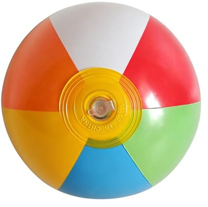 Generisch Mini palla da spiaggia per feste, giocattoli da spiaggia per bambini, per giocare all'aperto, 12 cm, mini palline gonfiabili di colore , per la famiglia, , piscina, nuoto