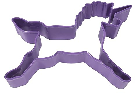 Anniversary House Ausstechform Einhorn Polyresin beschichtet lila