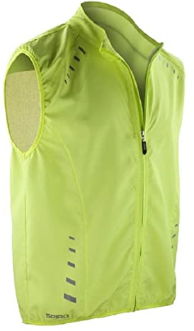 Spiro Herren Bikewear Crosslite Weste Größe L neon