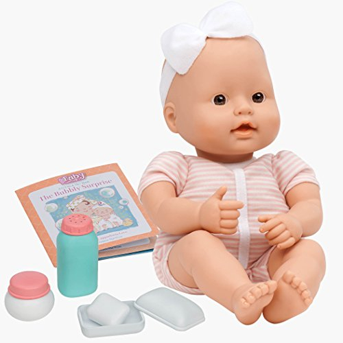 Baby Sweetheart - Poupée bébé de 30 cm - L'heure du Bain - Corps Doux - Accessoires pour l'heure du Bain - Jeu de Simulation - Jouets pour Enfants de 3 Ans Plus