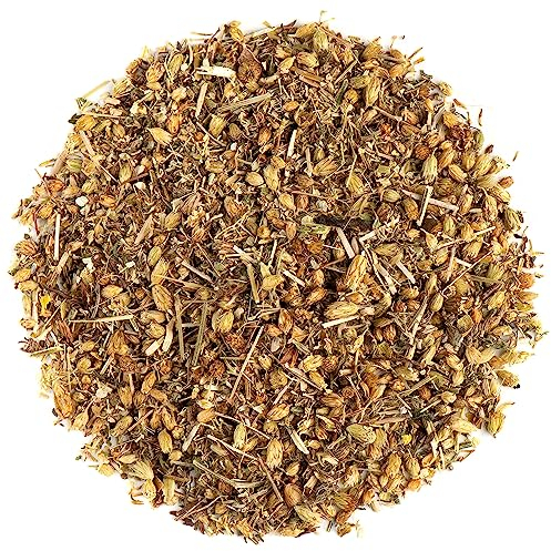 Schafsgabe Tee Bio Krauter Schafgarbenkraut - Schafgarb Tee Kraut Getrocknet - Schafgarbentee Schafgarbe Tee Schafgabe Scharfgarbe Schafsgabetee Schfgarbe Schaffarbe Scharfsgabe Scharfgaben Tee 100G