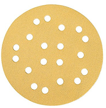 Mirka Gold Universal Sanding Paper Ø 125mm Grip 19-hole / grit P150, 100 pcs / For sanding plaster, filler, chipboard, wood, varnish