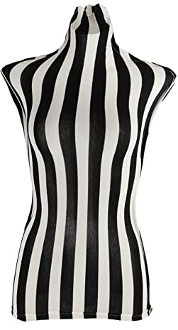 VILLFUL 1 Stück Modell Requisiten Stoff Schaufensterpuppe Torso Mit Ständer Weibliche Schaufensterpuppe Overlay Schaufensterpuppe Form Kleidung Kleider Schwarzes Kleid Schwarze Kleider