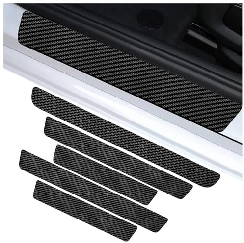 5PCS Car Sill Protector,for Toyota Yaris Hybrid & Cross 2020+. Car Door Steps Protector, Rear Bumper Protector Stickers Inner Accessories