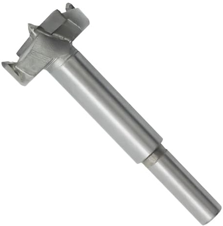 Meichoon 75 mm Forstnerbohrer, Flachflügelbohrung, Scharnier, Hartmetall, Carbon, Hochgeschwindigkeitsstahl, Holzbearbeitungsbohrer, Stanzbohrer mit rundem Schaft
