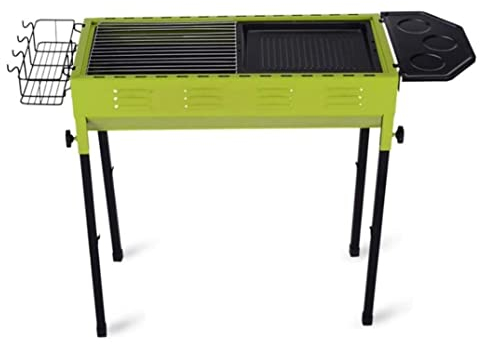 BBQ Grills Holzkohlegrills Mit Aufbewahrungskorb Grill Tragbarer BBQ-Grill Antihaft-Oberflächen-Holzkohlegrill Holzkohlegrill Picknickgrill