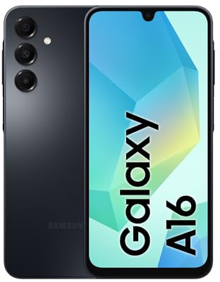 Samsung Galaxy A16 128 Go, Smartphone Android Déverrouillé, Écran 6,7, Batterie 5000 mAh, Bleu Nuit, Version FR
