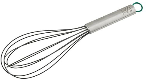 Chefkoch trifft Fackelmann – Premium Schneebesen aus Edelstahl, hitzebeständig bis 230°C, ideal für Cremes & Sahne, spülmaschinengeeignet, grau