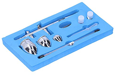 Air Brush Guns for Painting, Airbrush Kit with 0.2mm 0.3mm 0.5mm Caliber G1/8 Airbrush Pen Spray Gun Air Brush Painting Set for Painting Model Cake Decorating