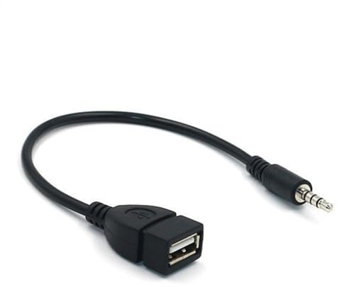 Adaptador de Audio para Coche, Adaptador de Entrada de Audio y vídeo