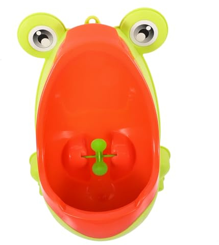 UPKOCH Orinatoio Per Ragazzo Ragazza Da Muro Urinale Per Potty Training Forma Di Rana Design Antipergoccio e Facile Da Pulire Per Bagni Piccoli e Uso Indipendente Dei Maschietti