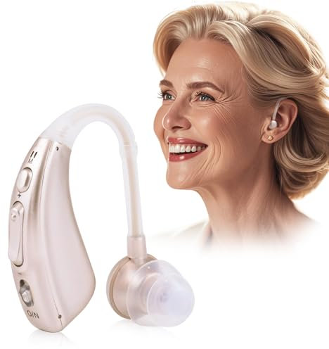 Hlfoaih Excellent Sound Quality, Intelligent Noise Reduction, Easy to Use Rechargeable Device（silver）