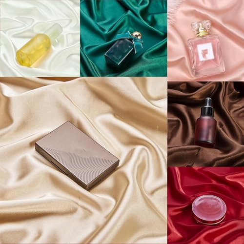 ZUOMIDIE 6PCS Product Photography Backdrop,Luxury Silk Texture Photo Props for Food Jewelry Cosmetic Makeup Photoshoot