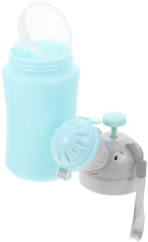 Orinal de Viaje Portátil para Bebés y Niños, Abs Verde | Antifugas, Diseño Ergonómico, Compacto para Llevar, Uso en Viaje y Salidas, para Niñas y Pequeños