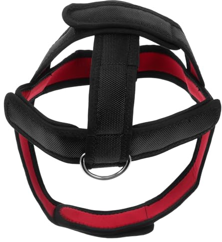 Uonlytech Arnés de Entrenamiento para Cuello Ajustable, Entrenador de Cabeza y Cuello Unisex, Correa de Fuerza Portátil para Ejercicios de Rehabilitación y Entrenamiento Deportivo